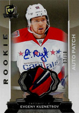 2014-15 UD The Cup Gold Foil Rookie Patch Auto of Evgeny Kuznetsov 02/10 (14-15)