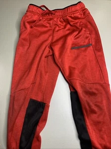 Russell Boys Youth Large (10-12) Pants Red & Black, Logo, Pockets - Picture 1 of 8