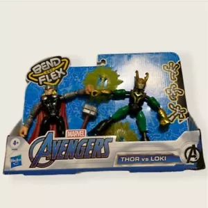 Marvel Thor Vs Loki Bend and Flex action figures - Picture 1 of 2