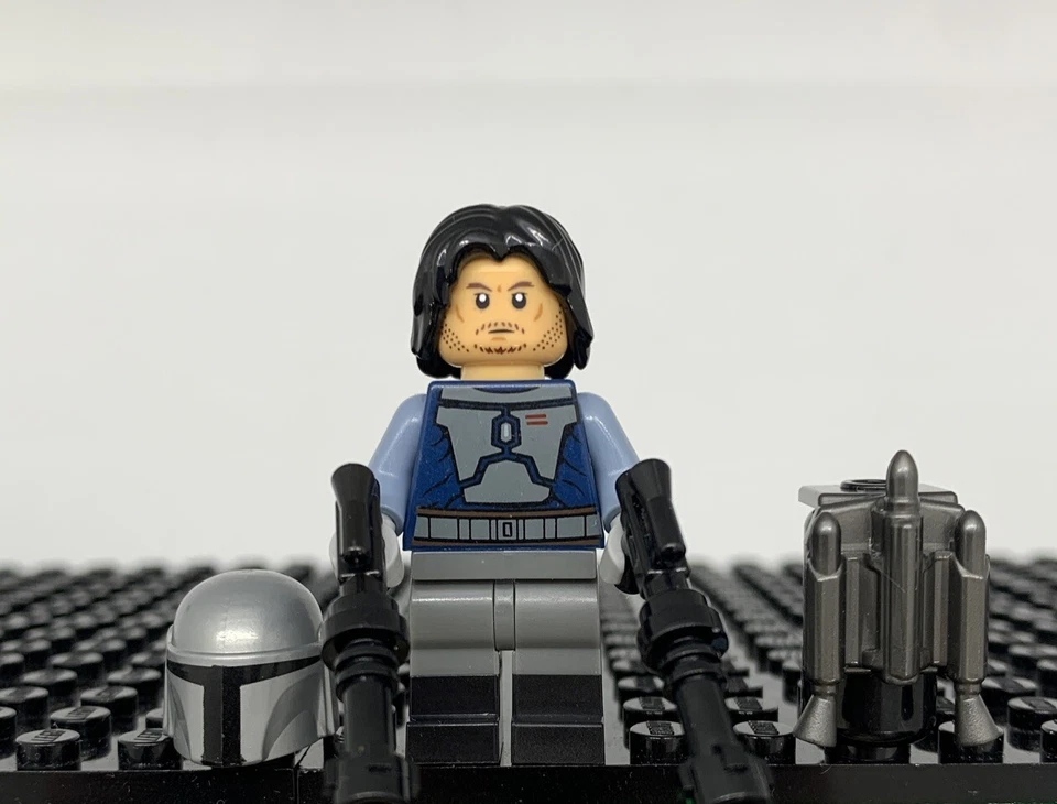 Lego Star Wars Jango Fett Minifigure w/ Jet pack Helmet (100% Genuine LEGO) - Image 1 of 1