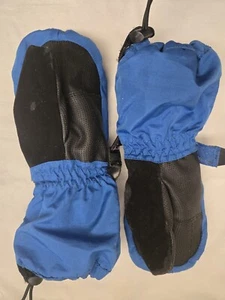 REI 3T Kleinkind blau elastische Manschette verstellbar winddicht Winter Fäustlinge MANGEL - Bild 1 von 5