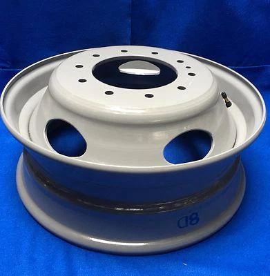 05-25 Ford Super Duty Doble F450SD F550SD 19.5"x6 Llanta de Acero 10 Tacos 5 Ranuras Foto 1 de 4