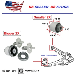 Rear Trailing Arm Bushings For Honda CIVIC 2006-2011 Both Sides OEM Quality - Picture 1 of 3