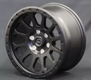 VW AMAROK 17"x9J RUFF ROADS Wheels Satin Black+25 offset TUFF SET OF 5 + Bolts - Picture 1 of 1