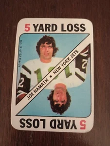 1971 Topps Spiel #3 Joe Namath (EXMT) - Bild 1 von 2
