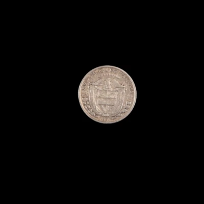 Panama .900 Silver Coin 1961 Un Decimo de Balboa Circulated - Image 1 of 4