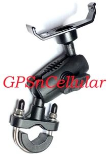 Metal Handlebar Mount w/ Secure Clip/Cradle for Garmin Nuvi 260w 265wt 255wt GPS - Picture 1 of 4
