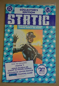 ESTÁTICO #1 SELLADO EDICIÓN COLECCIONISTA RAW DC COMICS HITO 1993 CHOQUE ESTÁTICO - Imagen 1 de 2