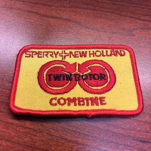 Parche de costura combinado Sperry New Holland Twin Holland de colección para sombrero/chaqueta 3"x2" - Imagen 1 de 4