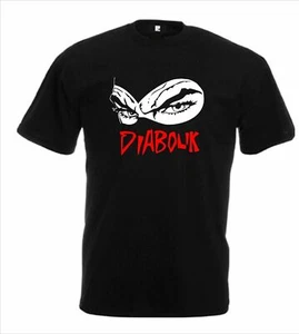 T-shirt Bambino Ragazzo logo Diabolik Super eroi Film Idea Regalo tg 5-15 anni - Foto 1 di 3