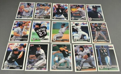 1993 Donruss MLB Chicago White Sox Baseball Trading Cards - Your Choice - Image 1 of 2