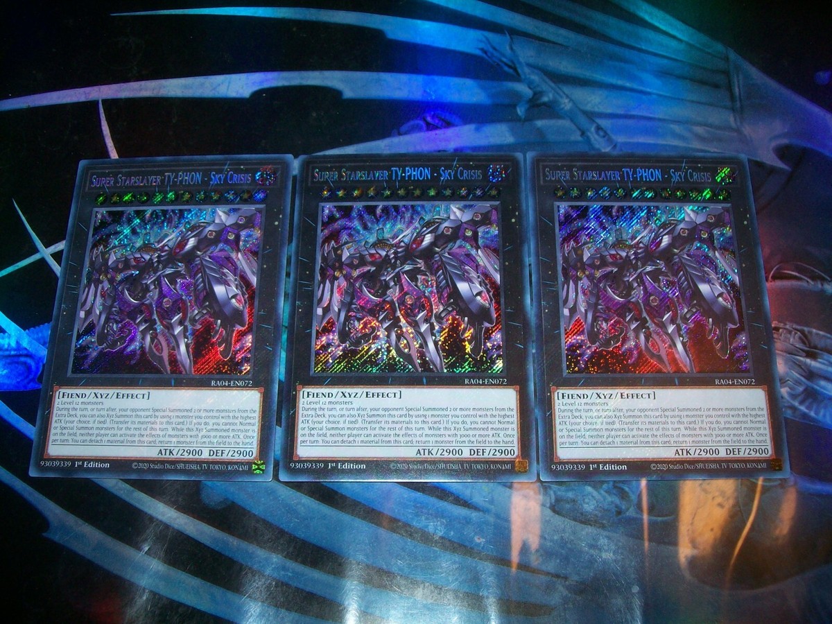 Xyz Yu-Gi-Oh! TCG Individual Trading Card Games Secret Rare Xyz Yu-Gi-Oh! TCG Individual Trading Card Games Secret Rare