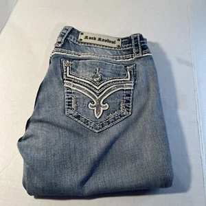 Stivali donna jeans Rock Revival 30 donna elasticizzati strass leggeri invecchiati - Foto 1 di 15