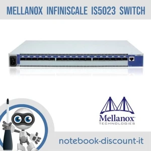 MELLANOX INFINISCALE SWITCH IS5023 18PORT 40Gb QSFP+ Network Switch 1U Rack - Bild 1 von 2