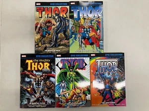 THOR EPIC COLLECTION TPB VOL 3 9 17 22 24- FIVE VOLUME SET -BRAND NEW/NM LOT! - Picture 1 of 3