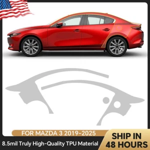 For Mazda 3 2019-2025 Rear Side Precut Paint Protection Film Gloss Clear PPF TPU - Picture 1 of 20