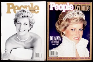 Lot 2 People Magazine Fall Sept 15, 1997 Princess Diana Commemorative Tribute - Picture 1 of 13