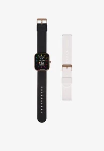 Smartwatch + Bracelet SUPERGA UNIKO SWT-STC003 d'Or Silicone Noir + Blanc - Photo 1 sur 4