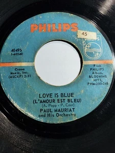 Paul Mauriat - Love Is Blue / Alone in the world - Philips 40495 VG F90 - Picture 1 of 1
