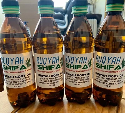 RUQYAH SHIFA RUQYAH BODY OIL WITH BLACK SEED AND HERBS weapon against Jinn / Shayateen