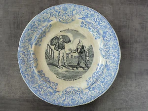 ANCIENNE ASSIETTE DE GIEN - BALIVERNES RUSTIQUES N° 11 - Imagen 1 de 1