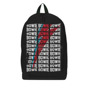 David Bowie - Rock Sax - Warped Logo Classic - Backpack - Brand New - Picture 1 of 5