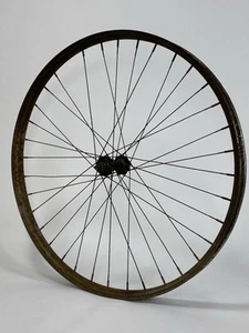 Vintage Pre-War Triple Step 26” Front Rim Balloon Tire Bicycle Wheel Antique 30s - Picture 1 of 18