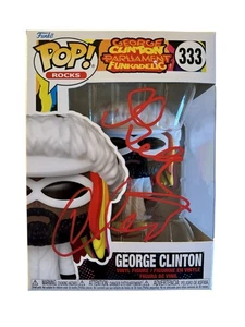 George Clinton signed Autogramm Funko Pop 333 Parliament Funkadellic - Bild 1 von 2