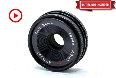 [Top MINT]  Contax Carl Zeiss Tessar T* 45mm f/2.8 AEJ CY Mount From JAPAN #2413 - Image 1 of 4
