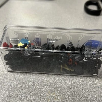 РИСК настольная игра замена черный армия фигурки 51 штук пушки кавалерии пехоты - Изображение 1 из 4