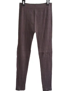 Prime Cut grau Zopfmuster Legging Schlauch ohne Fuß One Size Neu ohne Etikett - Bild 1 von 6