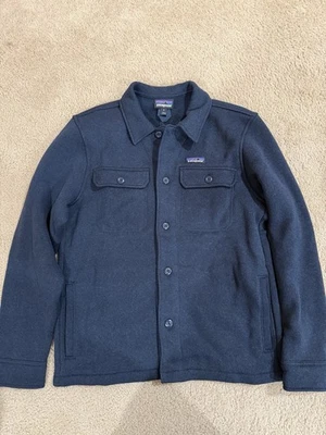 Patagonia Better Suéter Camisa Chaqueta Cazadora Para Hombres S Azul Sobrecamisa Abotonada Foto 1 de 2