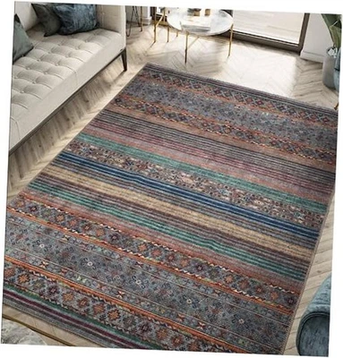  Alfombra 4x6 - Alfombra Lavable a Máquina con Respaldo Antideslizante, Ideal para Living  Foto 1 de 4