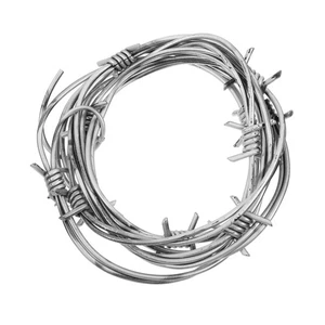 Wire Chain Props Fake Barbed Office Rusty Barbwire Cord Decoration - Picture 1 of 12