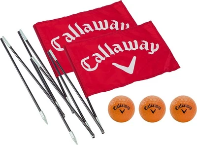 Banderas de golf Callaway Backyard Driving Range para patio, 6,5 pies, 2 talla única, rojas  Foto 1 de 4