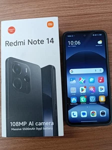 Xiaomi Redmi Note 14 Smartphone 6.67" 108MP 5500mAh 6GB 128GB Nero - Foto 1 di 3