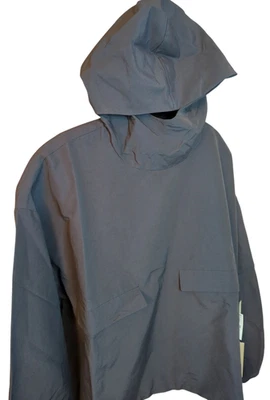 FEAR OF GOD Military Hooded Jacket Anorak Mens MEDIUM Marine Blue $150 Retail - Image 1 of 4