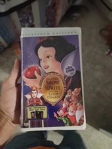 Vintage Vhs Snow White and the Seven Dwarfs Disney Platinum Edition New Sealed  - Picture 1 of 2