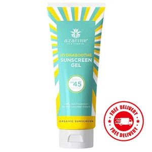 Gel protector solar AZARINE Hydrasoothe piel sensible hidratante FPS45 PA+++ 50 g - Imagen 1 de 7
