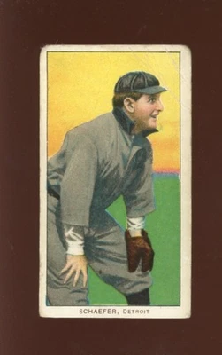 1909-11 T206 Baseball #420 Germany Schaefer (Detroit) PR *h1 - Image 1 of 2
