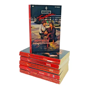 Harlequin Temptation Fiction Romance Lot of 6 Paperback Sexy Love Book Bundle - Picture 1 of 13