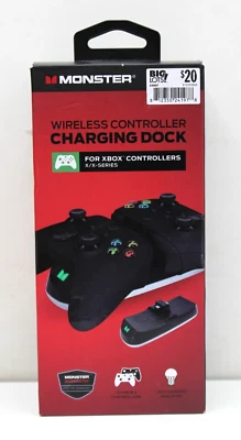 Monster Wireless Controller Charging Dock for Xbox X-Series Controllers. NEW - Image 1 of 3
