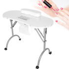 Manicure Nail Art Table W/ BuiltIn Dust Collector Folding Nail Art Workstation