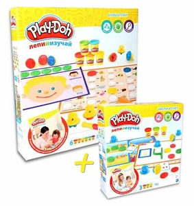 Play-Doh Forma & Aprender Letters Y Languages + Set de Sellos 3x Plastilina - Imagen 1 de 5