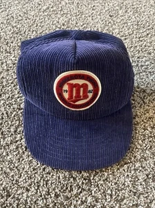 Vintage 1987 World Champions Minnesota Twins Corduroy Hat Snapback Universal - Picture 1 of 8