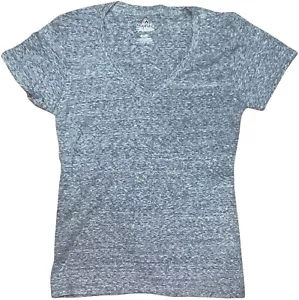 Majestic Women's Heather Blue V-Neck T-Shirt Small - Picture 1 of 2