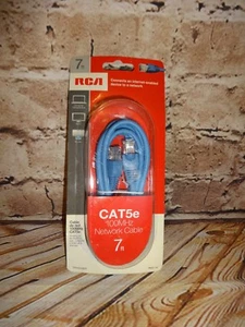 7Ft RCA cat5e Network cable tph530b BLUE 100MHZ NEW - Picture 1 of 2