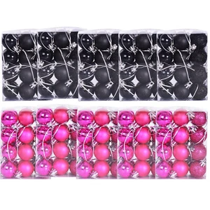240Pcs Christmas Balls Shatterproof Xmas Tree Ornaments Hanging Balls Decor USA - Picture 1 of 13