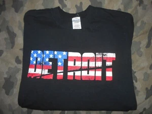 Detroit American Themed Mens Medium Shirt - Picture 1 of 1