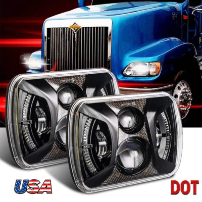 LED Headlights For International Harvester 5600i 9400i 9900I 4700 4800 7300 8200 - Image 1 of 4